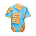 Fresh Waffles Print Men's Baseball Jersey