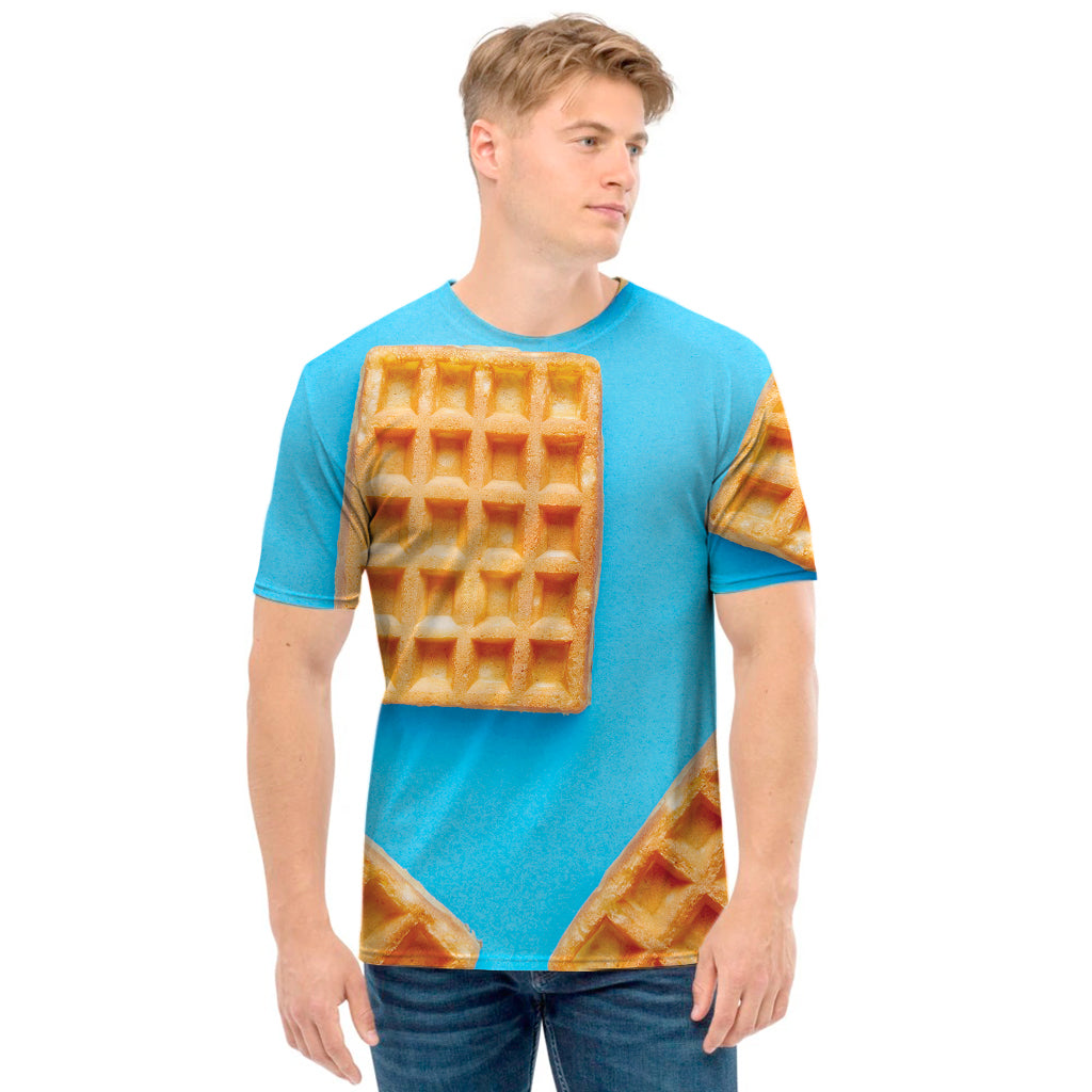 Fresh Waffles Print Men's T-Shirt