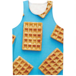 Fresh Waffles Print Men's Tank Top