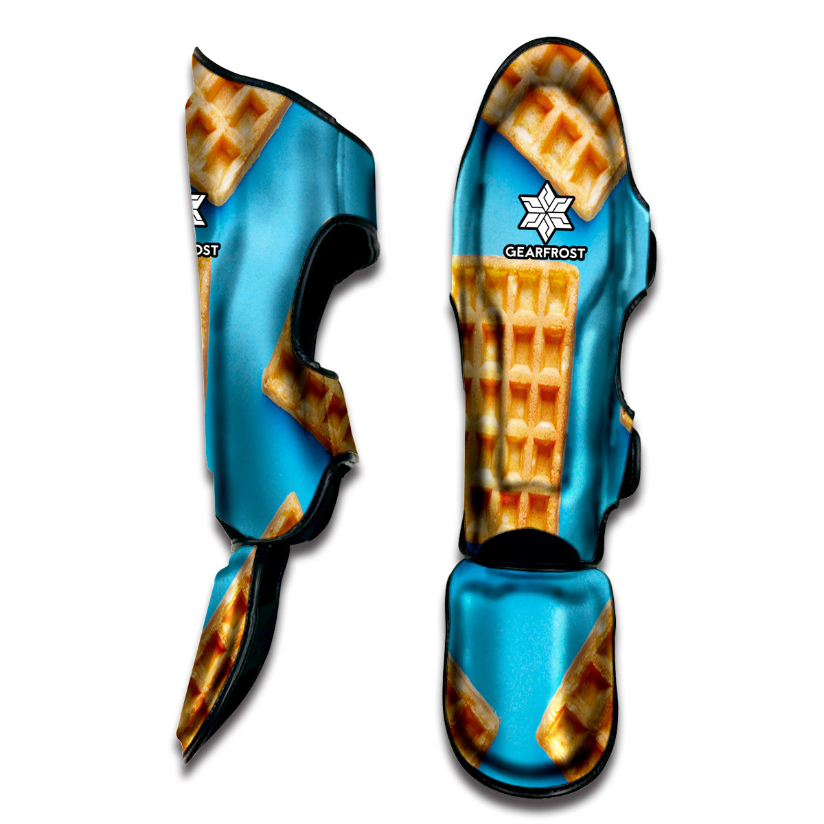 Fresh Waffles Print Muay Thai Shin Guard