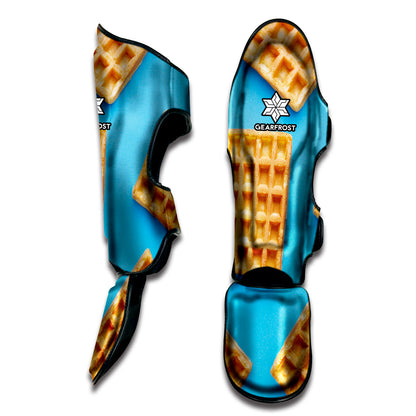 Fresh Waffles Print Muay Thai Shin Guard