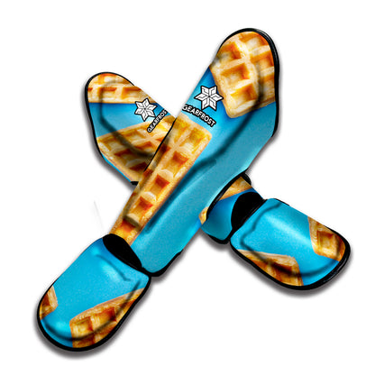 Fresh Waffles Print Muay Thai Shin Guard