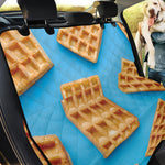 Fresh Waffles Print Pet Car Back Seat Cover