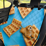 Fresh Waffles Print Pet Car Back Seat Cover