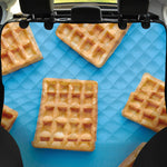 Fresh Waffles Print Pet Car Back Seat Cover