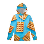 Fresh Waffles Print Pullover Hoodie