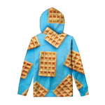 Fresh Waffles Print Pullover Hoodie