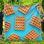 Fresh Waffles Print Quilt