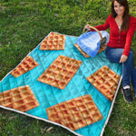 Fresh Waffles Print Quilt