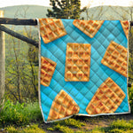 Fresh Waffles Print Quilt
