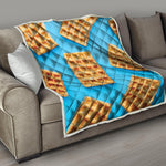 Fresh Waffles Print Quilt