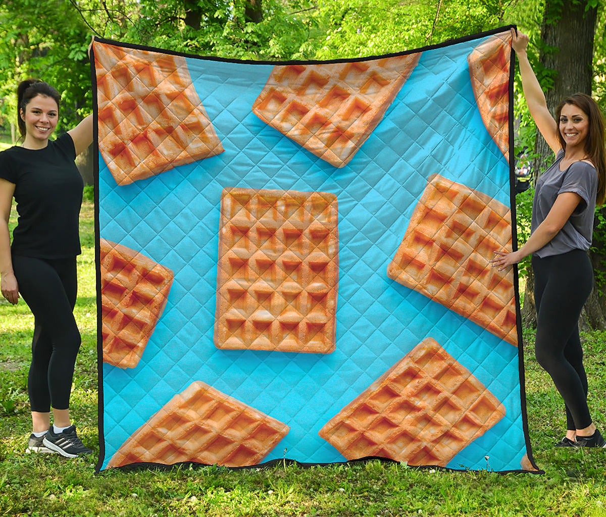 Fresh Waffles Print Quilt