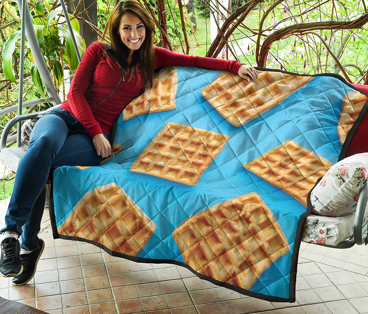 Fresh Waffles Print Quilt