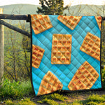Fresh Waffles Print Quilt