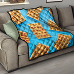 Fresh Waffles Print Quilt