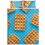 Fresh Waffles Print Quilt Bed Set