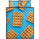 Fresh Waffles Print Quilt Bed Set