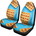 Fresh Waffles Print Universal Fit Car Seat Covers