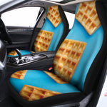 Fresh Waffles Print Universal Fit Car Seat Covers