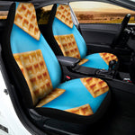 Fresh Waffles Print Universal Fit Car Seat Covers