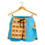 Fresh Waffles Print Women's Shorts