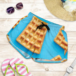 Fresh Waffles Print Women's Shorts