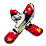 Frida Kahlo And Floral Print Muay Thai Shin Guard