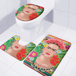 Frida Kahlo Serape Print 3 Piece Bath Mat Set