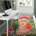 Frida Kahlo Serape Print Area Rug