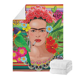 Frida Kahlo Serape Print Blanket