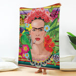 Frida Kahlo Serape Print Blanket