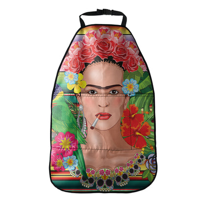 Frida Kahlo Serape Print Car Seat Organizers