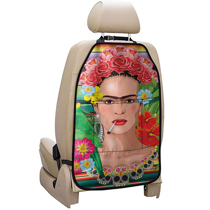 Frida Kahlo Serape Print Car Seat Organizers