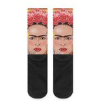 Frida Kahlo Serape Print Crew Socks