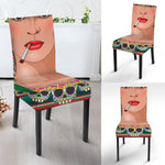 Frida Kahlo Serape Print Dining Chair Slipcover