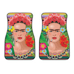 Frida Kahlo Serape Print Front Car Floor Mats