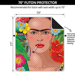 Frida Kahlo Serape Print Futon Protector