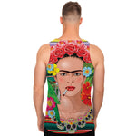 Frida Kahlo Serape Print Men's Tank Top