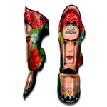 Frida Kahlo Serape Print Muay Thai Shin Guard