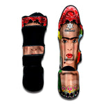 Frida Kahlo Serape Print Muay Thai Shin Guard