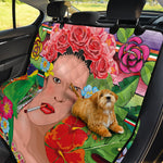 Frida Kahlo Serape Print Pet Car Back Seat Cover
