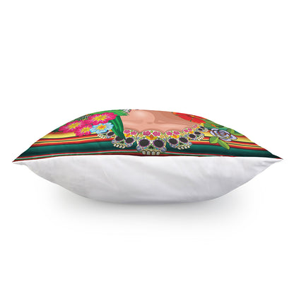 Frida Kahlo Serape Print Pillow Cover