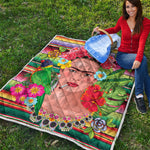 Frida Kahlo Serape Print Quilt