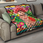 Frida Kahlo Serape Print Quilt