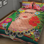 Frida Kahlo Serape Print Quilt Bed Set