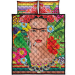 Frida Kahlo Serape Print Quilt Bed Set