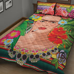 Frida Kahlo Serape Print Quilt Bed Set