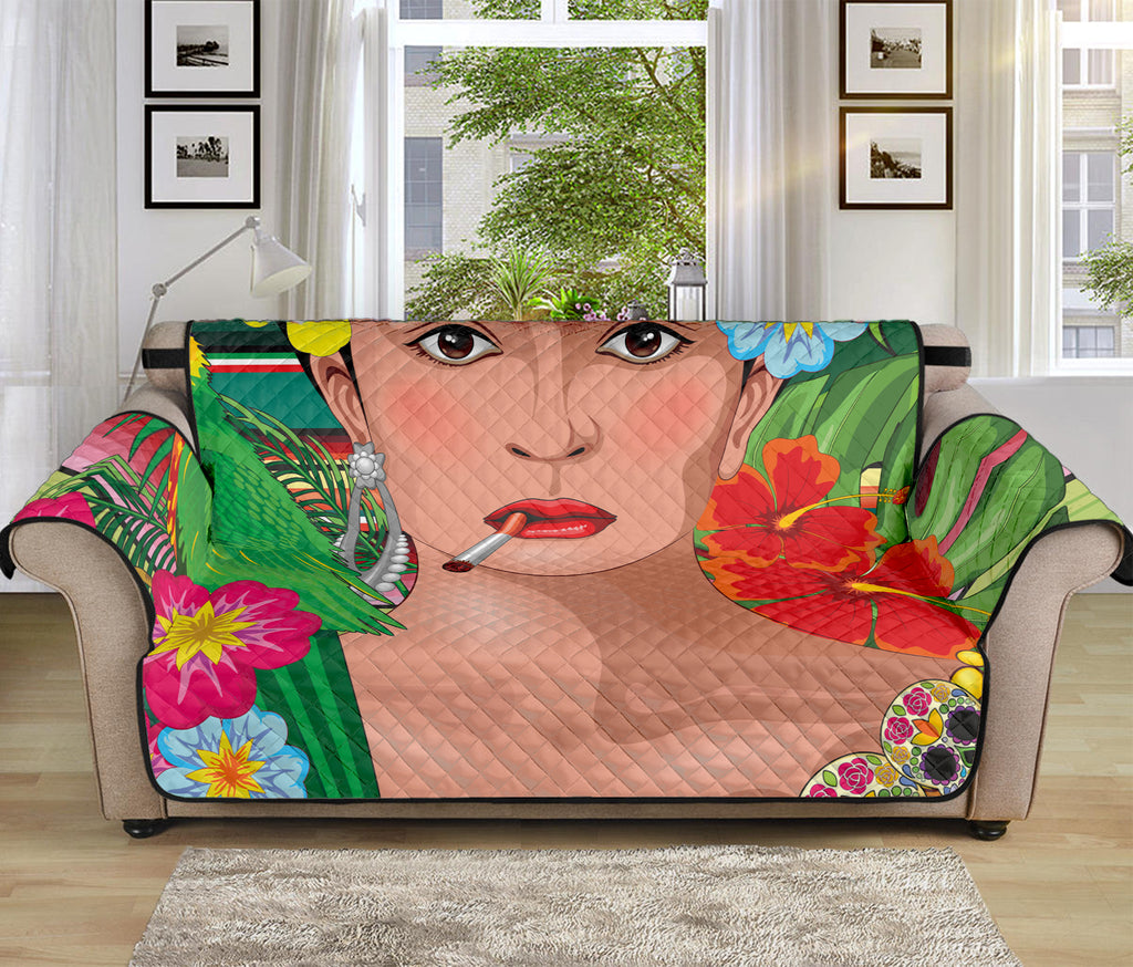 Frida Kahlo Serape Print Sofa Protector