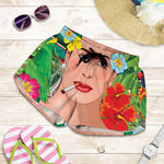 Frida Kahlo Serape Print Women's Shorts
