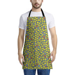 Frog Faces Pattern Print Apron
